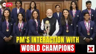 PM Modi Meets Team India LIVE | PM Modi hosts ICC Women's Cricket World Cup champions at 7LKM
