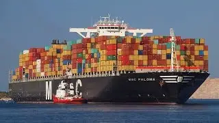 Porto di Trieste - MSC Paloma, meganave da 14mila teu al molo VII