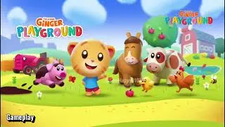 FARM WORLD - TALKING GINGER PLAYGROUND GAMEPLAY #tomhappy 
