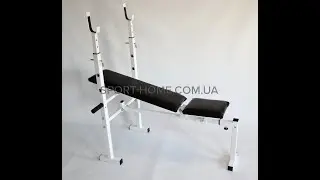Скамья со стойкой для штанги ProGym универсал. украинского производства! Обзор от sport-home.com.ua
