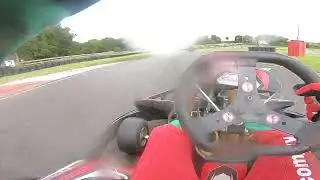 Karting at Whilton Mill in the GamesAid 2024 final - 21st to 4th to broken kart..