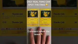 Can u spot the fake one?#pokemon #fake