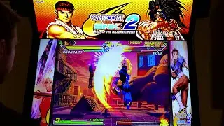 Capcom vs. SNK 2: Mark of the Millennium 2001 Arcade Cabinet Playthrough w/ Hypermarquee
