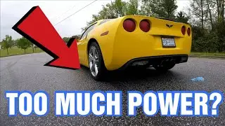 DANGEROUS TO DRIVE WHEN IT IS WET? cammed c6 corvette driving after rain...
