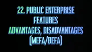 #22 Public Enterprise- It’s Forms, Features, Advantages, Disadvantages |MEFA/BEFA|