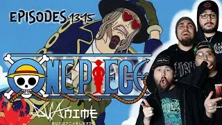 BAND REACTS: ONE PIECE EP 13-15 REACTION | FIRST TIME WATCHING ONE PIECE ANIME | THE BATTLE BEGINS!