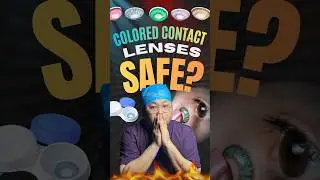 Are  Coloured Contact Lenses safe to wear | Dr. Bhanu Pangtey