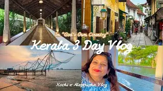 3 Days in Kerala | Kochi & Alleppey Vlog | Backwaters, Fort Kochi, Food & Culture | Hindi Vlog in 4K