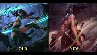 Akali Rework 2018 - ALL AKALI SPLASH ARTS COMPARISON OLD AND NEW