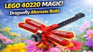 Please like, share and subscribe. LEGO 40220 Alternate Build | Dragonfly 🐲🪰 | @lego #lego #legomoc