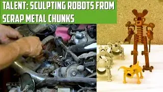 This Indian guy makes amazing robots from junk materials