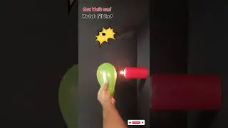 Fire Water Balloon Experiment🎈😱 #shorts
