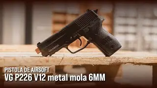 Review completo: Pistola de Airsoft VG P226 V12 metal mola 6MM