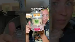 TRYING WALMART&rsquo;S NEW DIP LINEUP 👀🍏 #dip #appetizer #newfood #walmartfinds