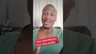 Stop expecting you from other people ..🤞🏿 #motivation #selfimprovement