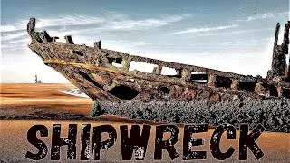 Old Pelican Point shipwreck near Walvis Bay, Namibia, southern Africa