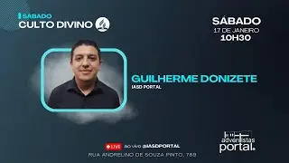 Guilherme Donizete | Culto de Sabado | IASD do Portal Socorro SP