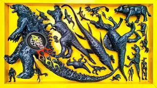 Dinosaurus Jurassic World Dominion:T-Rex, Siren Head, Kingkong, Catnap, Skibidi, Godzilla