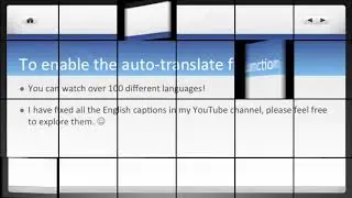 How to Turn on Closed Captions (Subtitles), Auto-Translate and Go Directly to the Chapter You Want