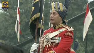 Musical Jana gana Mana with 21 gun salute