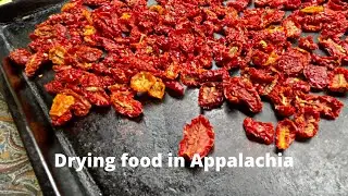Drying Food to Put Up in Appalachia