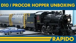 CPR D10 4-6-0 & Procor Sodium Chlorate Hopper Unboxings!