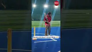 Ibrahim Ali Khan Shows His Cricket Skills at Juhu Turf 🏏🔥