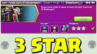 Easily 3 Star Last Town Hall 15 Challenge 🏆 | Clash of Clans 2023 🔹JNDTv