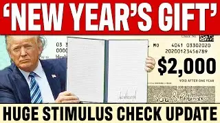 СТИМУЛИРУЮЩИЕ МЕРЫ НА НОВЫЙ ГОД?! Обновление информации о чеке Трампа на 2000 долларов | Помощь б...