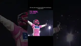 Sergio Perez wins the Sakhir Grand Prix