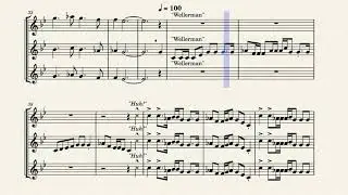 Sea Shanty Medley for Trumpet Trio/Ensemble