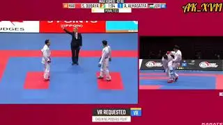 Maroko vs Jordania Final Kumite -67 Kg Karate Premier League Hangzhou 2025