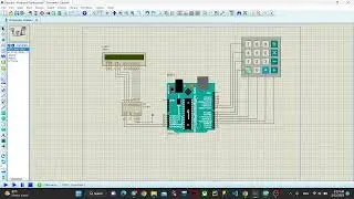 code keypad to proteus by arduino ide #keypad #arduino