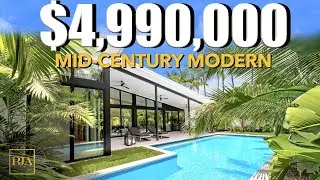 Mid Century Modern Miami  | $4.9 Million Dollar | Peter J Ancona