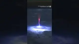 What is this 'red lightning' shooting into space?