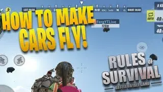 HOW TO MAKE YOUR CARS FLY IN RULES OF SURVIVAL! CRAZY NEW GLITCH (YOU CAN KILL PEOPLE FROM THEM)
