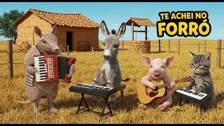 Voc&ecirc; Nunca viu isso no forr&oacute;: voc&ecirc; vai se apaixonar pelos BEB&Ecirc;S ANIMAIS tocando! 