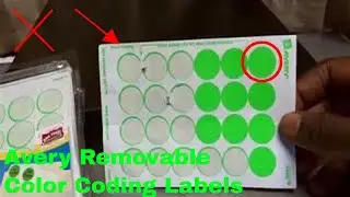 ✅  How To Use Avery Removable Color Coding Labels Review