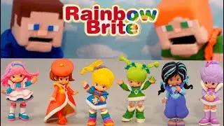 Rainbow Bright Mini Figures Collection Loyal Subjects Unboxing w/Puppet Alex Minecraft