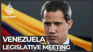 Venezuela government backers block legislative meeting