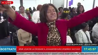MOMENT DE LOUANGE AVEC LA Sr. STELLA BUELI - BOSTRA CROISADE | 2ÈME JOUR À JOHANNESBURG