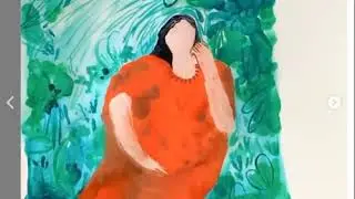 Jar Melo finger painting