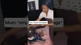 African Mothers packing a luggage be like&hellip; 😮 #shorts