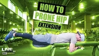 How To Do A Prone Hip Extension On Bench | Exercise Demonstration Video and Guide