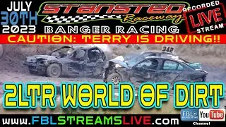 Stansted Raceway. Full Contact Banger Racing.2 Litre World of Dirt. LIVE STREAM. 30/07/2023.