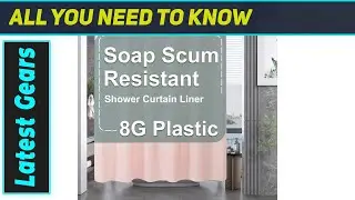 AmazerBath Pink Shower Curtain: Top-Notch PEVA Liner?