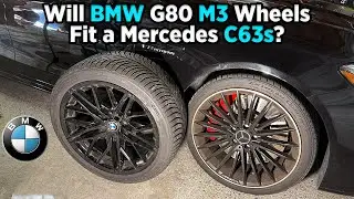 Подойдут ли диски BMW G80 M3 к Mercedes C63s? Протестировано и объяснено.
