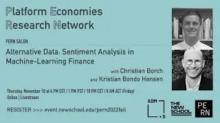 Alternative Data: Sentiment Analysis in Machine-Learning Finance