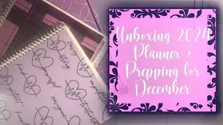 ❄️UNBOXING MY 2024 PLANNER! + PREPPING FOR DEC 2023 | Erin Condren Monthly Planner 7x9