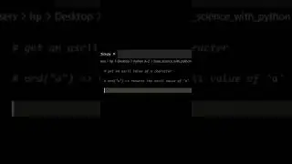 Get ASCII value in Python | Learn ord() in Python 👩‍💻